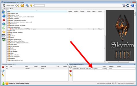 Installing Nexus Mod Manager .